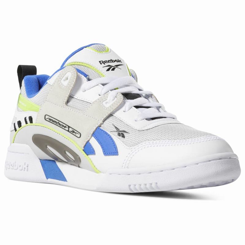 Reebok Workout Plus Ati 90s Tenisky Panske - Biele/Čierne/Svetlo Zelene RA5426IO